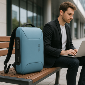 bags : Rugzak Zwart - Waterdichte Werkrugzak voor Laptop in van Pantino