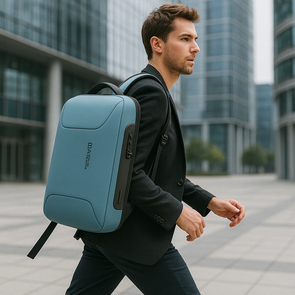 bags : Rugzak Zwart - Waterdichte Werkrugzak voor Laptop in van Pantino
