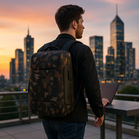 bags : Rugzak Zwart - Waterdichte Werkrugzak voor Laptop in van Pantino