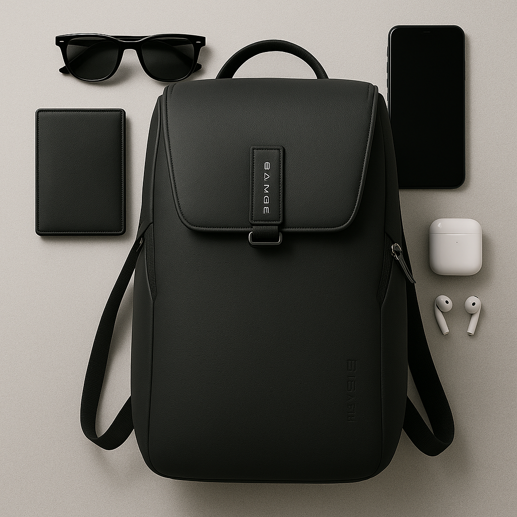 bags : Rugzak Grijs - Multifunctionele Waterdichte Laptoprugzak in van Pantino