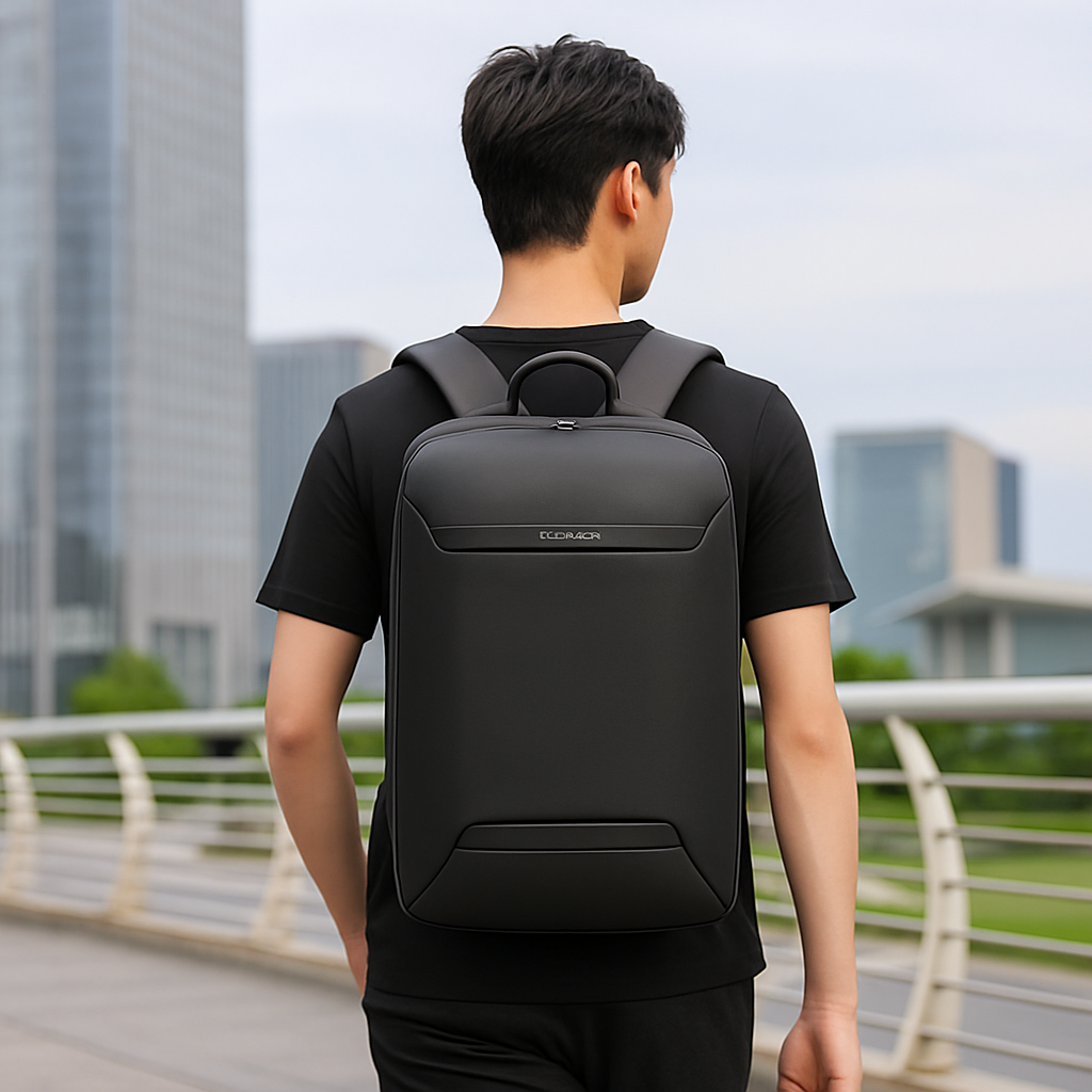 bags : Rugzak Grijs - Waterdichte Multifunctionele met USB-poort in van Pantino