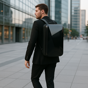 bags : Diefstalbestendig Rugzak met Harde Schaal voor Laptop - Zwart in van Pantino