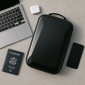 bags : Diefstalbestendig Rugzak met Harde Schaal voor Laptop - Zwart in van Pantino