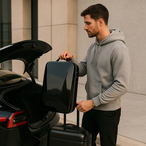 bags : Diefstalbestendig Rugzak met Harde Schaal voor Laptop - Zwart in van Pantino