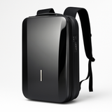 Harde Antidiefstal Rugzak in ABS met Geïntegreerd Slot en USB - Unisex, Zwart