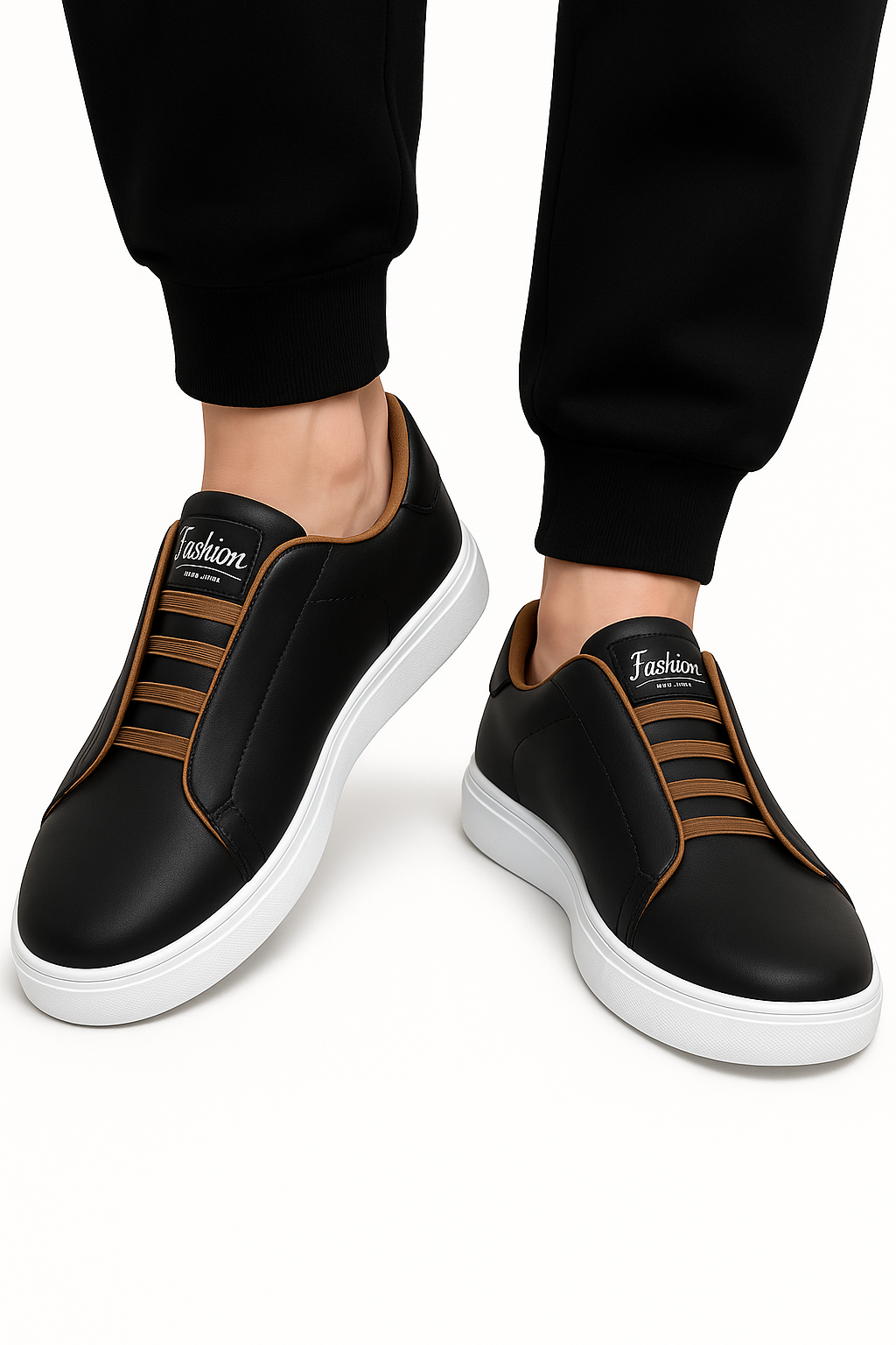 Shoes : Herensneaker Instapper Lichtgewicht en Ademend met Elastieken - Dagelijks Comfort - Verkrijgbaar in 3 Kleuren in van Pantinoshop
