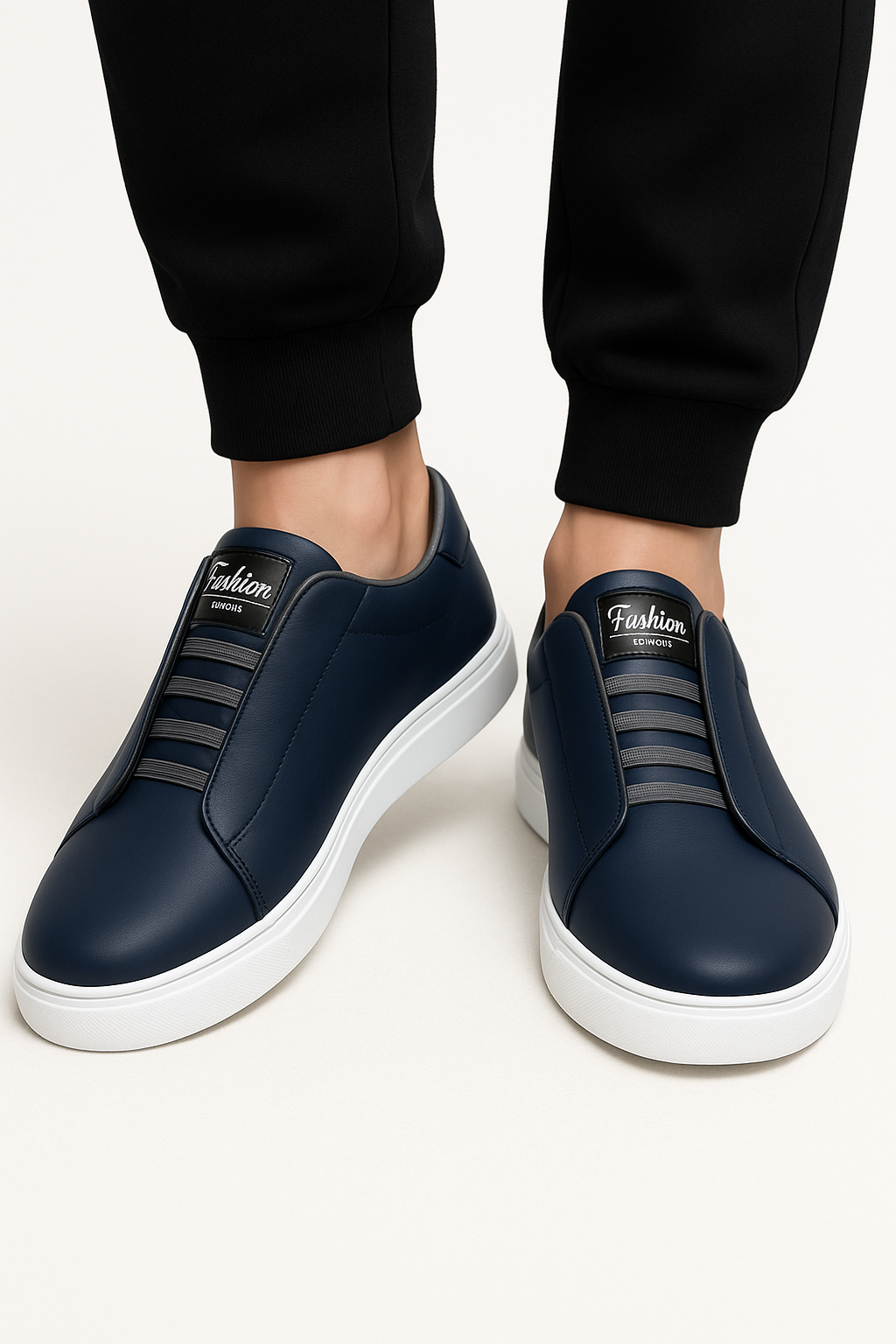 Shoes : Herensneaker Instapper Lichtgewicht en Ademend met Elastieken - Dagelijks Comfort - Verkrijgbaar in 3 Kleuren in van Pantinoshop