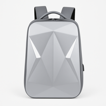 bags : Reistas Zilver - Waterdichte Harde met USB-poorten in Zilver van Pantino