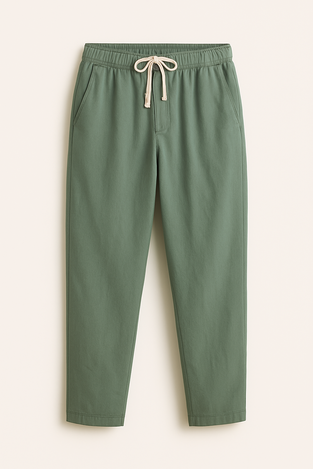 Pants : Relaxte pasvorm, slanke pasvorm Herenlinnen in Verde van Pantino