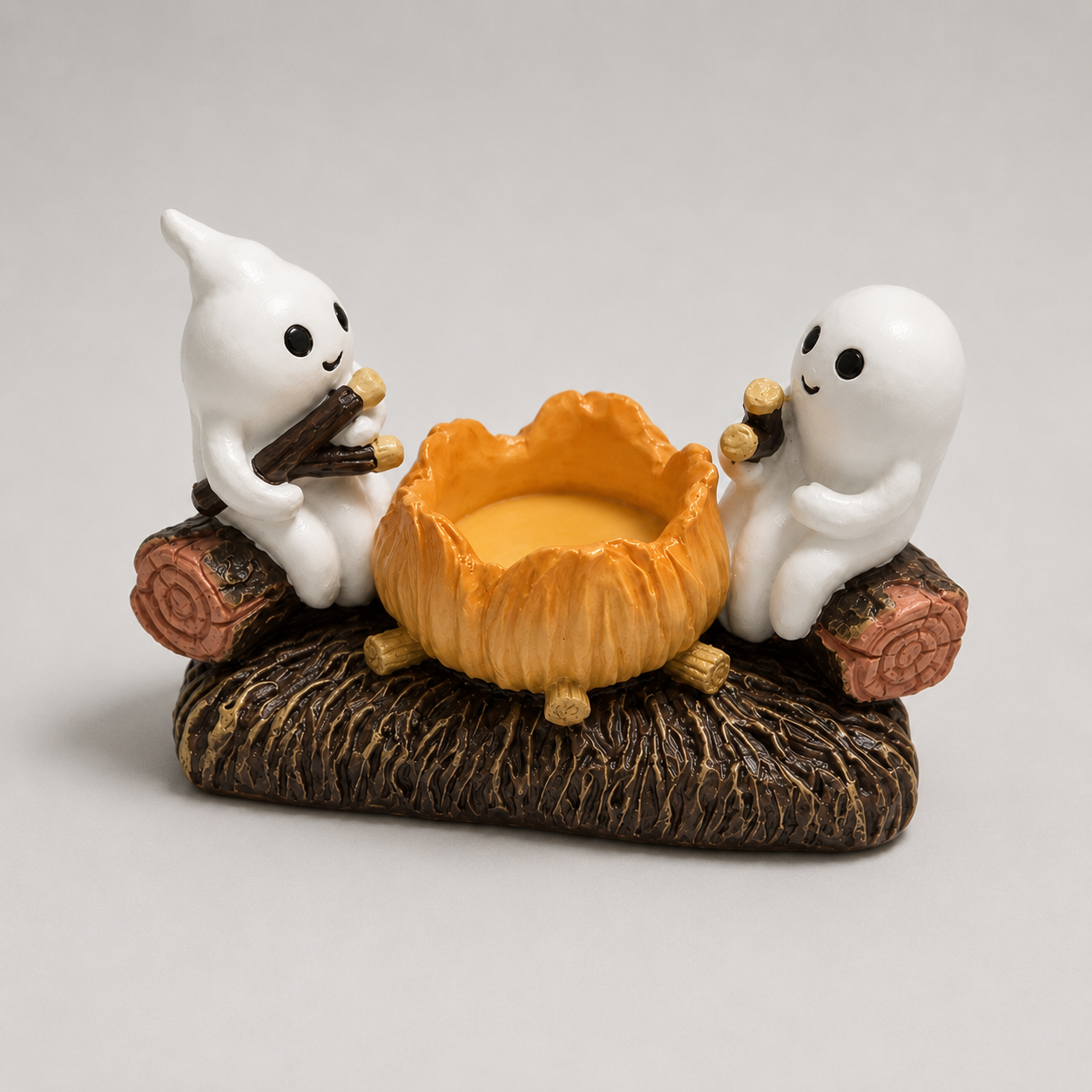 Gifts – Seasonal – Halloween : Halloween Spookjes Kaarsenhouder – Hars Tafeldecoratie 12 × 7 cm in van Pantinoshop