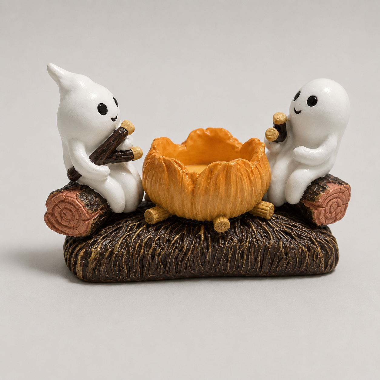 Gifts – Seasonal – Halloween : Halloween Spookjes Kaarsenhouder – Hars Tafeldecoratie 12 × 7 cm in van Pantinoshop