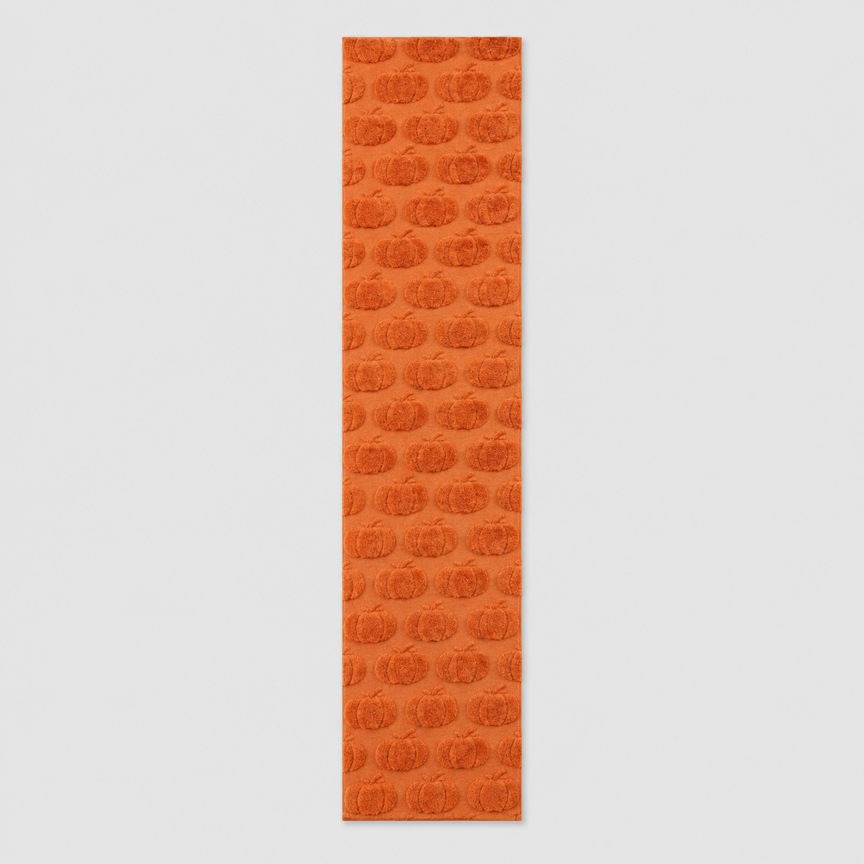 Gifts – Seasonal – Halloween : Halloween Tafelloper met 3D Spook- of Pompoenmotief – 33 × 233/275 cm in Oranje van Pantinoshop