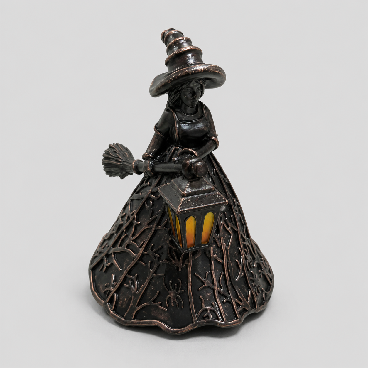 Gifts – Seasonal – Halloween : Verlichte Heksenfiguur met Lantaarn – Halloween Tafeldecoratie met USB in van Pantinoshop