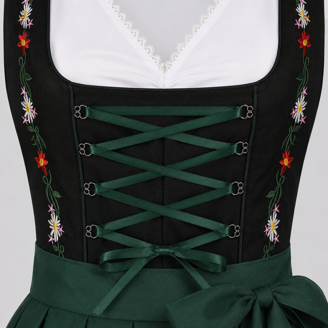 Gifts – Seasonal – Oktoberfest : Dirndl Jurk Dames Groen Klassiek Oktoberfest Stijl in van Steiner-boutique