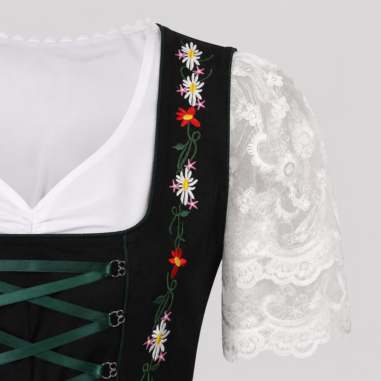 Gifts – Seasonal – Oktoberfest : Dirndl Jurk Dames Groen Klassiek Oktoberfest Stijl in van Steiner-boutique