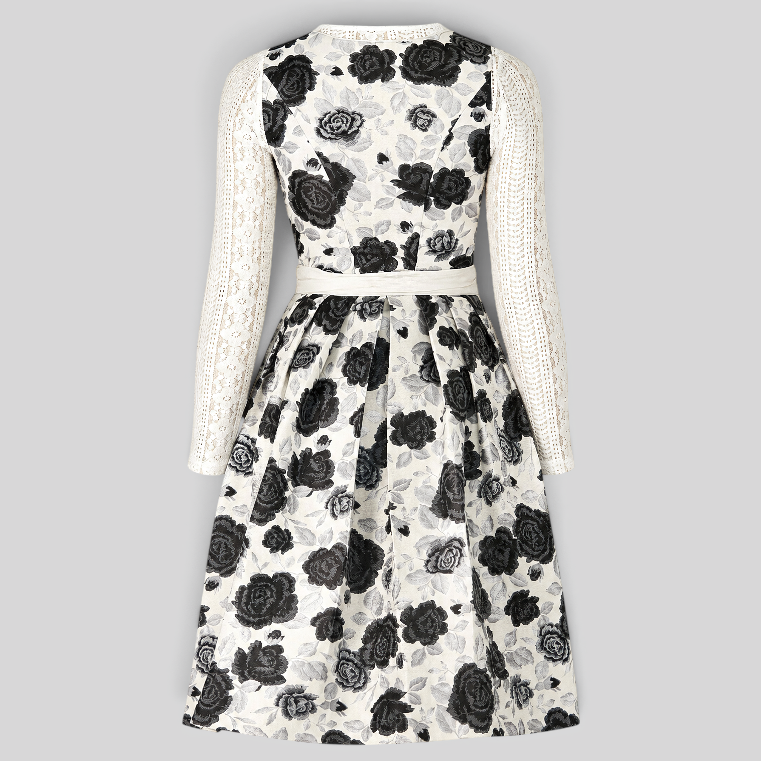 Gifts – Seasonal – Oktoberfest : Dirndljurk Dames Wit - Beierse Stijl met Bloemen en Korte Mouwen in van Steiner-boutique