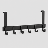 RVS Deurhanger met 6 Haken – Ophangrek Zonder Boren