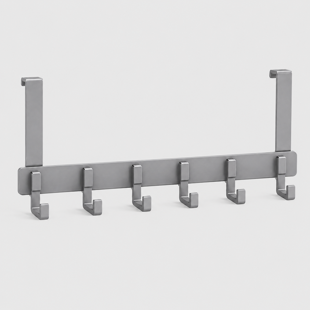 RVS Deurhanger met 6 Haken – Ophangrek Zonder Boren