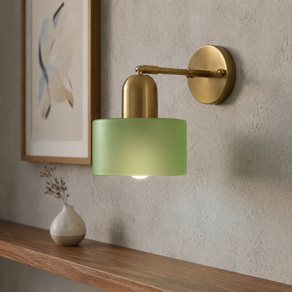 Wandlamp Gekleurd Glas - Moderne Stijl voor Sfeervolle Interieurs