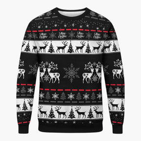 Sweaters : Heren Foute Kersttrui met Rendierprint in Trui 7 van Pantino