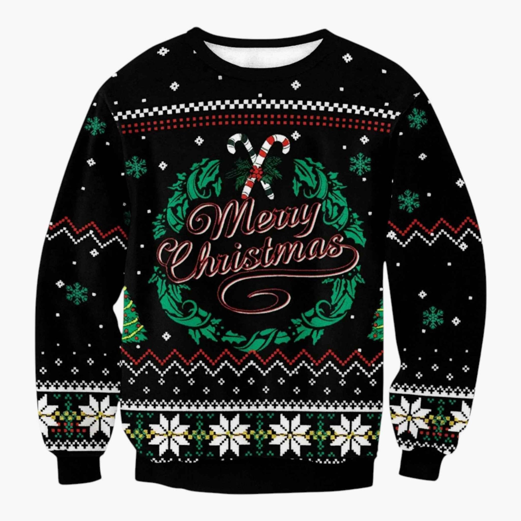Sweaters : Heren Foute Kersttrui met Rendierprint in Trui 2 van Pantino
