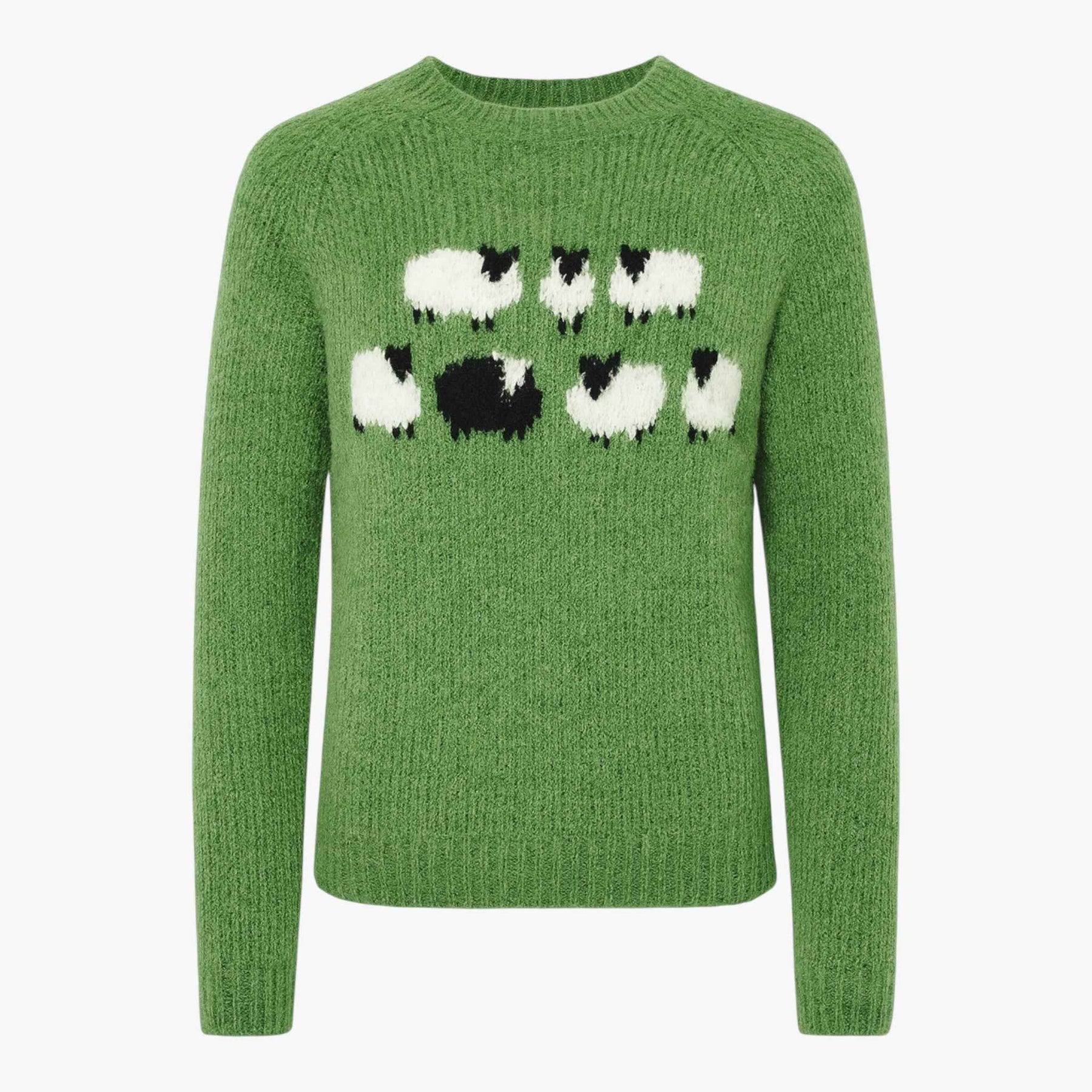 Truien : Retro Comfortabele en Chique Trui - Groen in Groen van Pantino