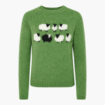 Truien : Retro Comfortabele en Chique Trui - Groen in Groen van Pantino