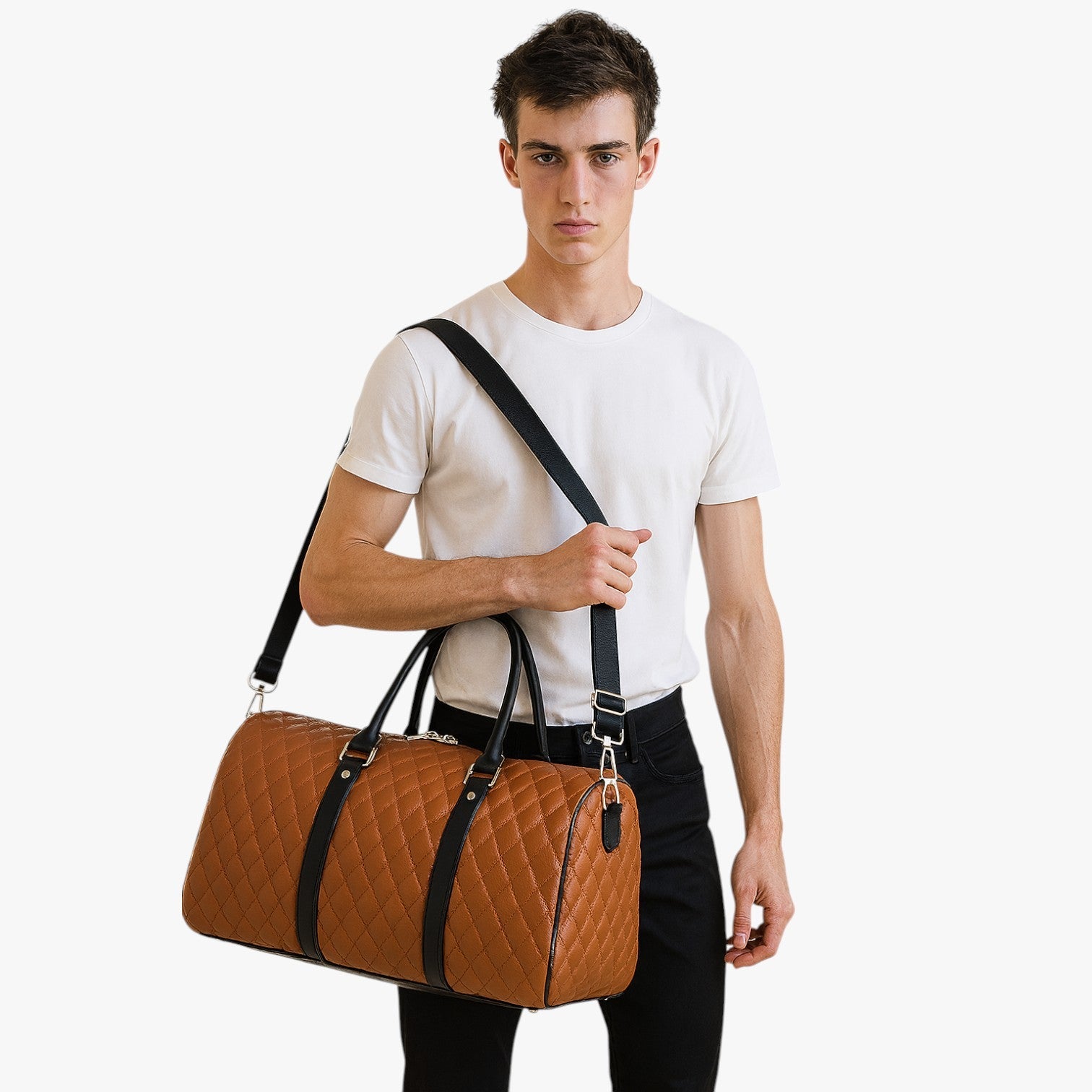 Bags : Leren weekendtas voor heren: en ruim voor elke reis in van Pantinoshop