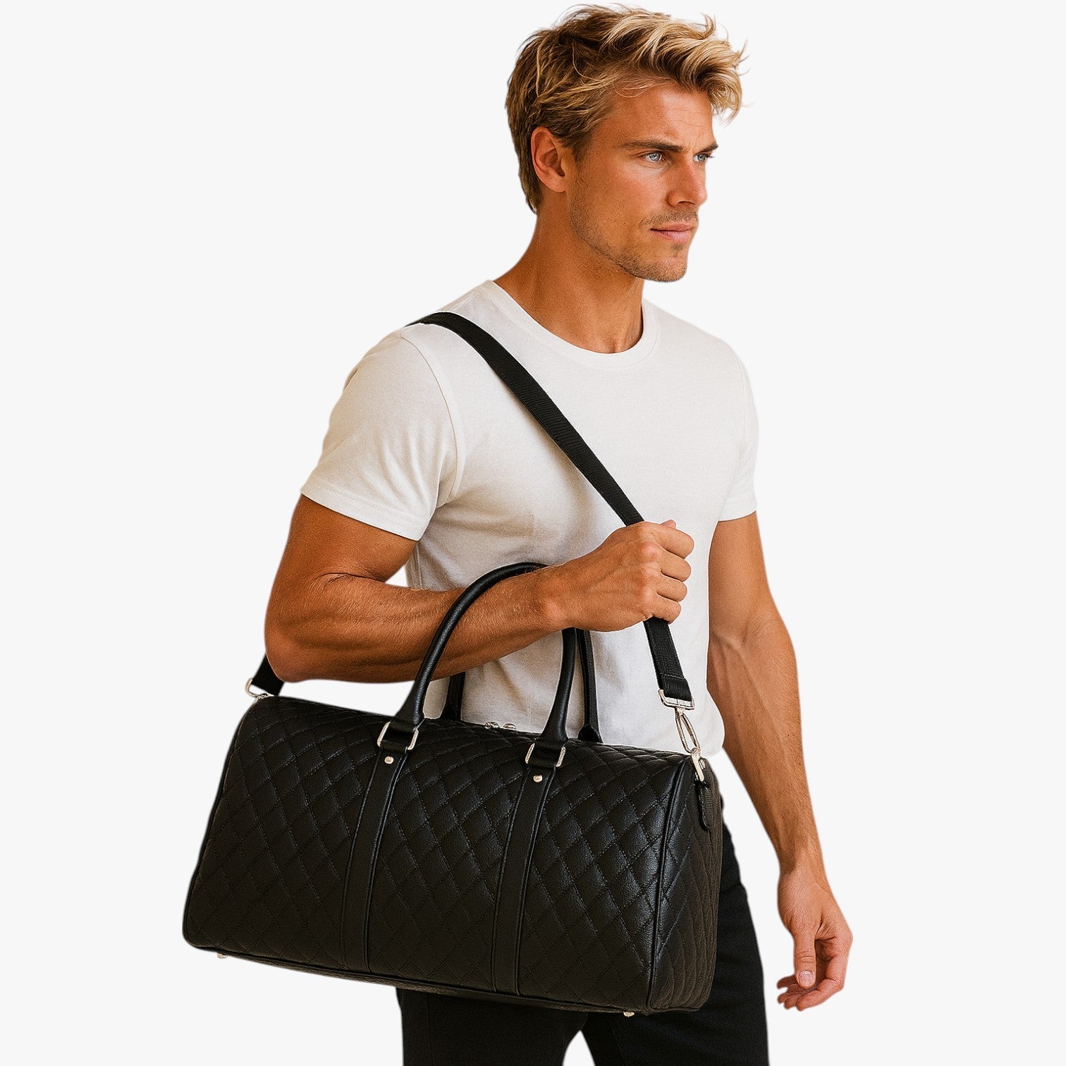 Bags : Leren weekendtas voor heren: en ruim voor elke reis in van Pantinoshop