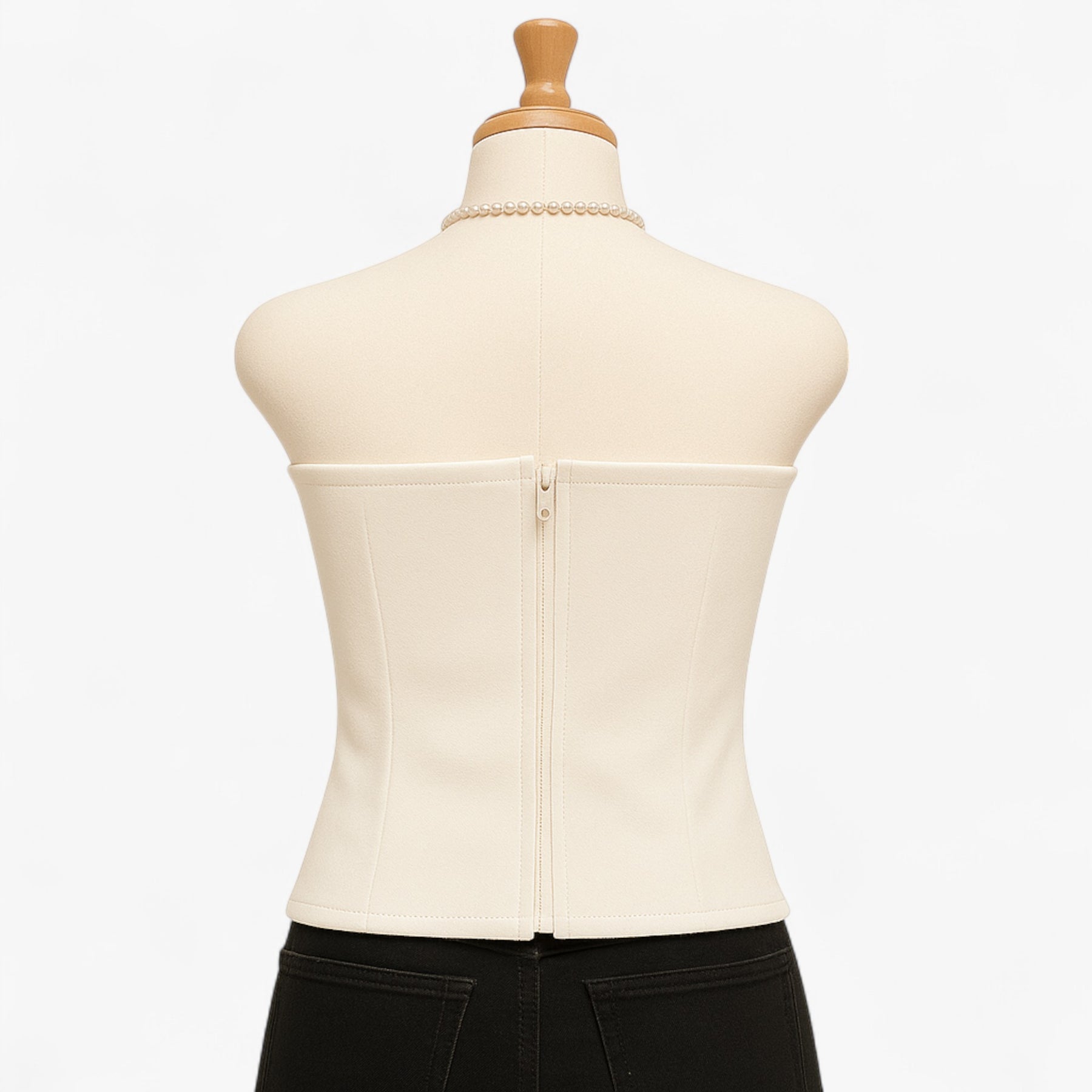 Corset : Wit Satijnen Korset voor Dames - Elegant & Comfortabel in van Pantino