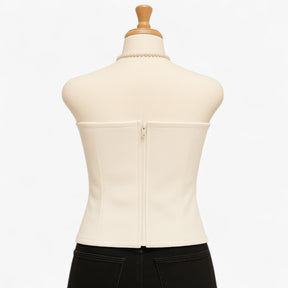 Corset : Wit Satijnen Korset voor Dames - Elegant & Comfortabel in van Pantino