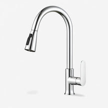 home & garden : Uittrekbare Keukenkraan Zwart in Nikkel geborsteld van Pantino