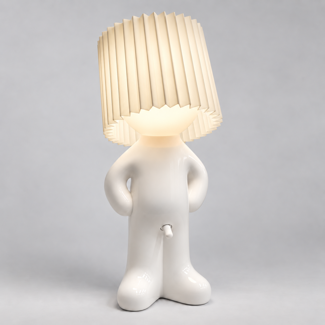 Tafellamp Figuur - Decoratief Design met Plooikap en LED