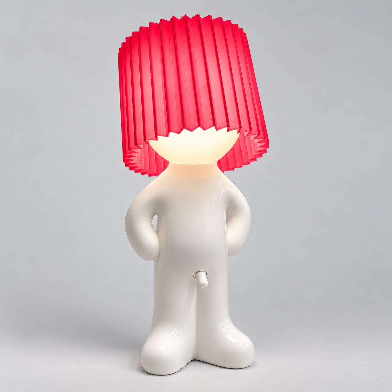 Tafellamp Figuur - Decoratief Design met Plooikap en LED