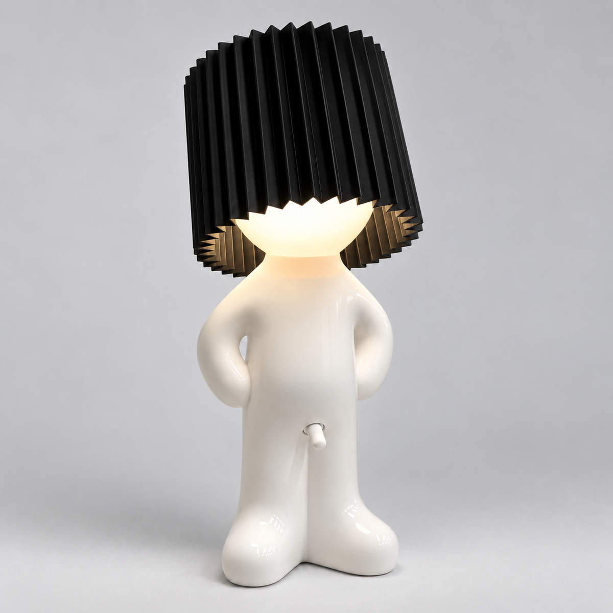Tafellamp Figuur - Decoratief Design met Plooikap en LED