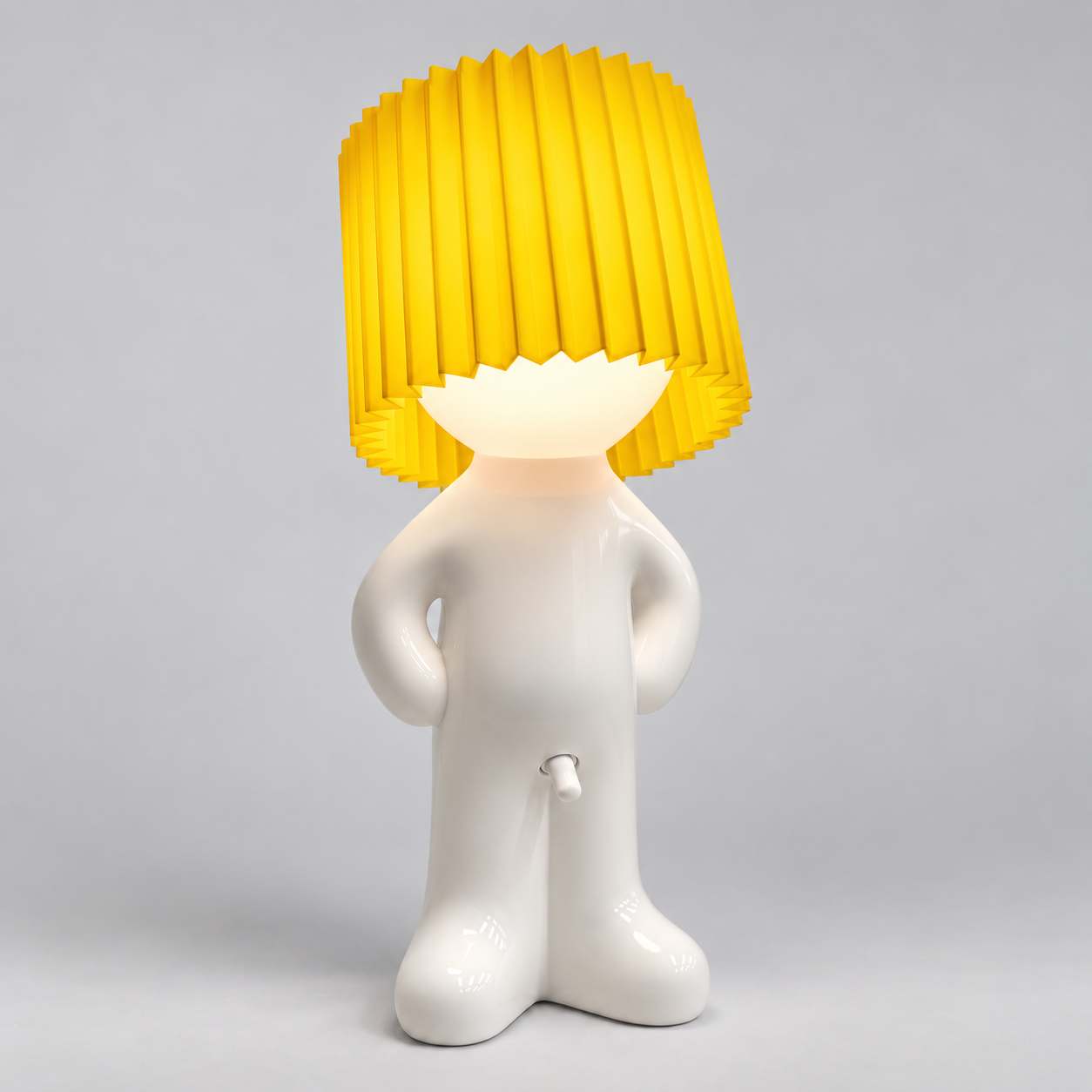 Tafellamp Figuur - Decoratief Design met Plooikap en LED