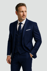 Heren Kostuum 3-delig Slim Fit Elegant - Modern Feestpak