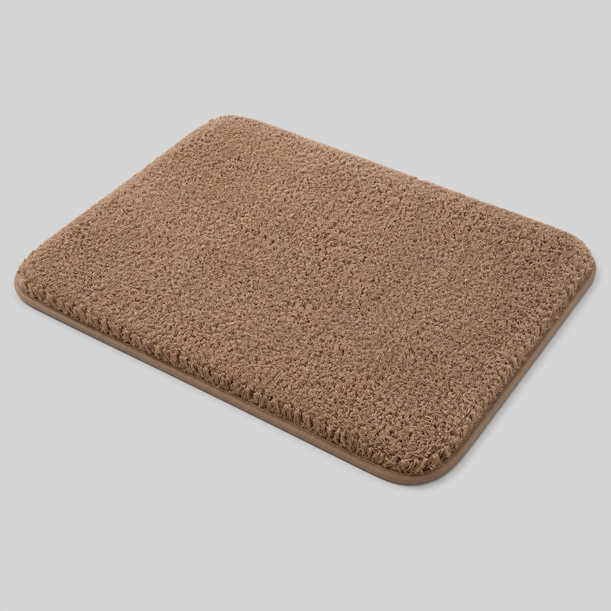 Bath & Shower Mats : Badmat Pluche Microvezel Antislip - Meerdere Kleuren Small Medium Large in Camel van Casa & Beyond