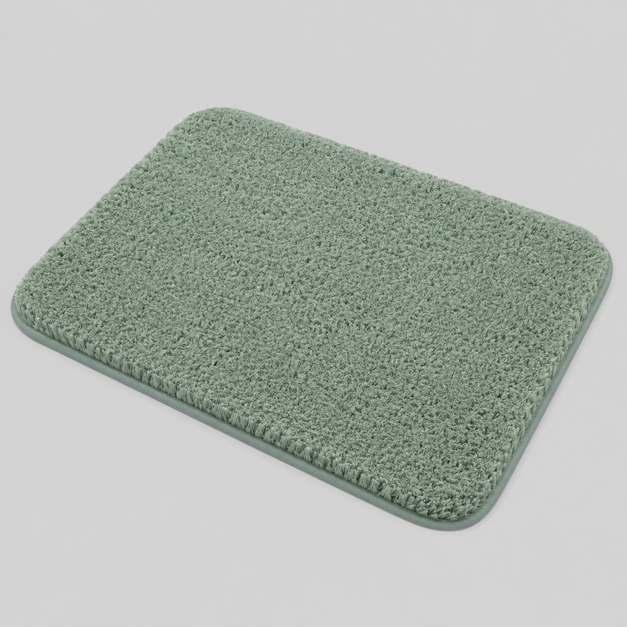 Bath & Shower Mats : Badmat Pluche Microvezel Antislip - Meerdere Kleuren Small Medium Large in Groen van Casa & Beyond