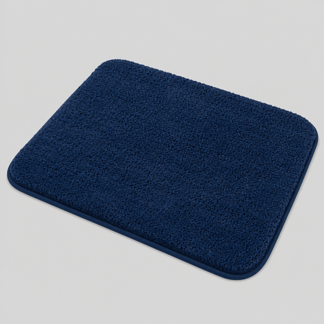 Bath & Shower Mats : Badmat Pluche Microvezel Antislip - Meerdere Kleuren Small Medium Large in Blauw van Casa & Beyond