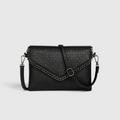 Zwarte Crossbodytas met Kettingdetail – Stijlvol & Veelzijdig