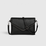 Zwarte Crossbodytas met Kettingdetail – Stijlvol & Veelzijdig