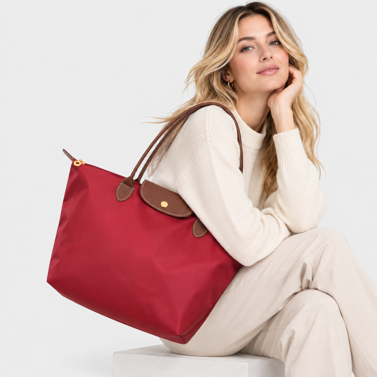 Nylon Handbag for Work & Everyday – Spacious, Stylish & Practical