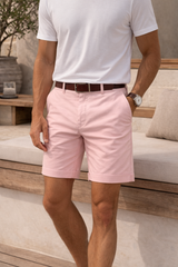 Herenshorts Twill Getailleerd - Smart Casual Zomerstijl