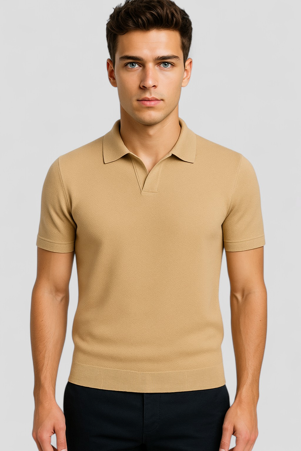 Men's Top Clothes : Polo Heren Korte Mouw Gestructureerd van Katoen - Diverse Kleuren en Maten in van Pantinoshop