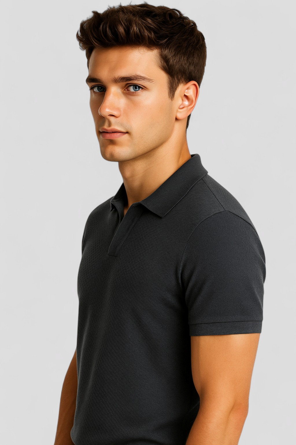 Men's Top Clothes : Polo Heren Korte Mouw Gestructureerd van Katoen - Diverse Kleuren en Maten in van Pantinoshop
