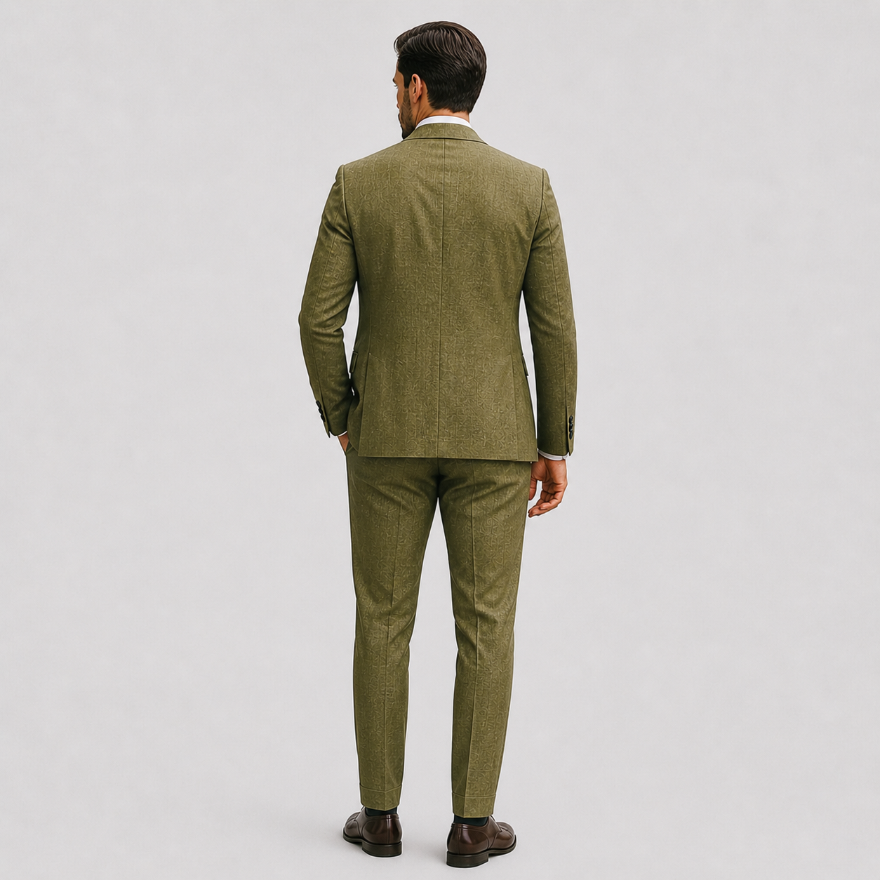 Suits : Heren Linnen Pak Slim-Fit - Zomerse Elegantie in van Lunelle