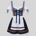 Dames Dirndl Jurk, Kant & Traditie voor Oktoberfest