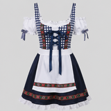 Dames Dirndl Jurk, Kant & Traditie voor Oktoberfest