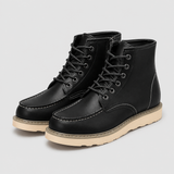Heren Veterlaarzen - Retro Stijl, Comfortabel, Duurzaam